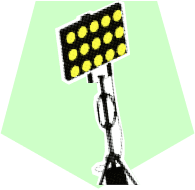 portable floodlights graphic